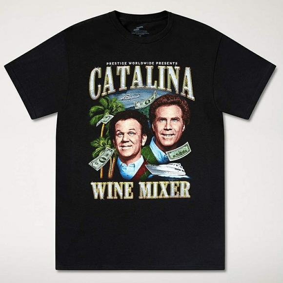 Spencer's Catalina Wine Mixer T Shirt - Step Brothers - NWT - Picture 1 of 8